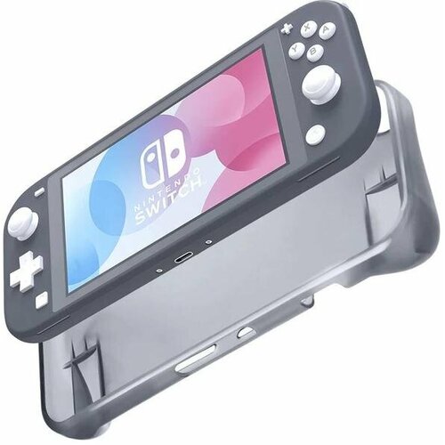 Защитный чехол для Switch Lite Protective Cover Case Серый GSL-010 new nintend switch lite crystal clear tpu skin cover shell grip case for nintendo switch lite transparent protective cover