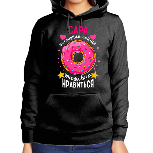 фото Худи, размер m, черный нет бренда