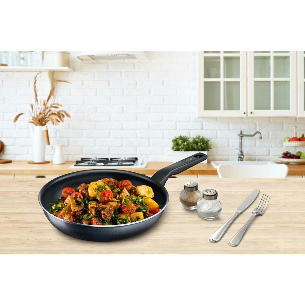 Сковорода Tefal Force 4218026, 26см, черный, антипригарное покрытие, без крышки (9100048316) - фото №11