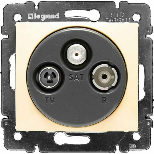 Legrand Механизм розетки TV-FM-SAT СП Valena сл. кость Leg 774335