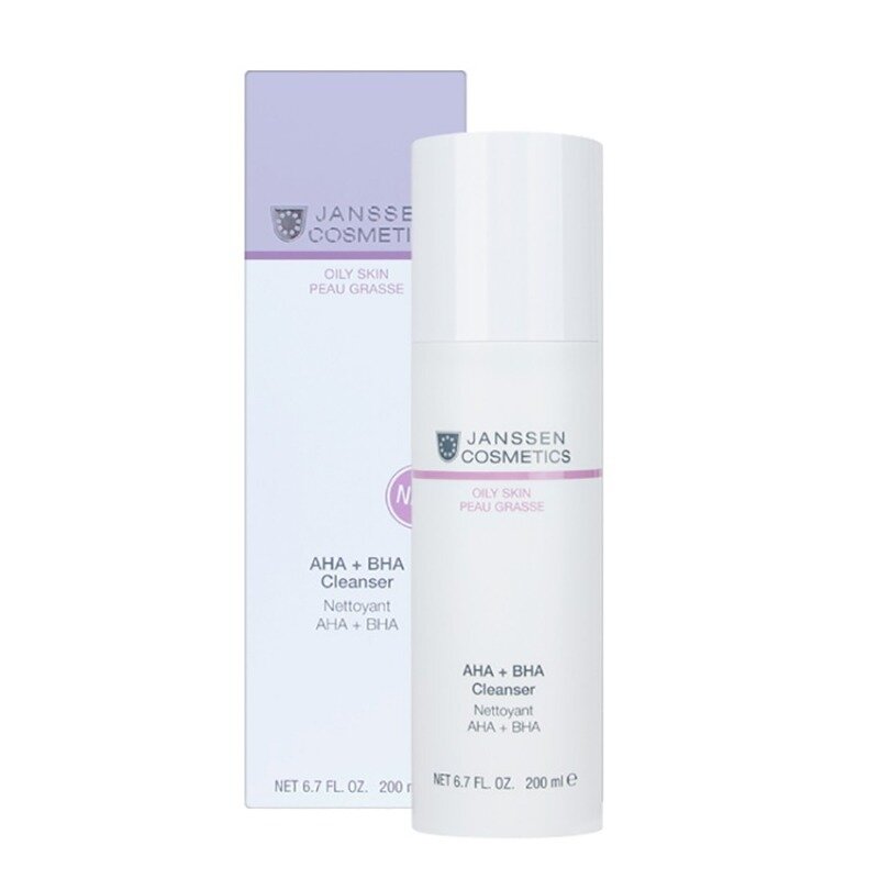 Janssen Cosmetics Очищающая эмульсия с AHA+BHA, 200 мл (Janssen Cosmetics, ) - фото №14