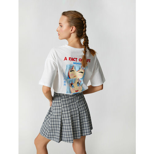 фото Футболка koton, размер xl, бежевый