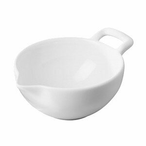 Соусник «Бель Кузин», фарфор, 55мл, D=70, H=35, L=90мм, белый (Revol)