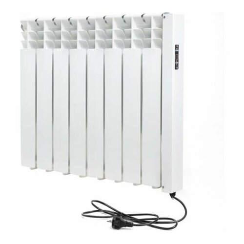 Радиатор отопления электрический с терморегулятором Normand 8 белый 2050900₽