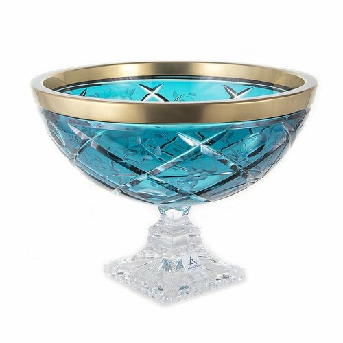 Ваза для фруктов 26 см. «Арнштадт Роза» (Arnstadt Kristall)