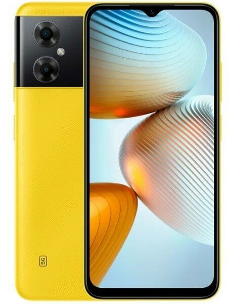 Смартфон Xiaomi POCO M4 5G 6/128 ГБ Global, Dual nano SIM, желтый