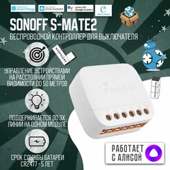 Беспроводной контроллер для выключателя Sonoff S-MATE2