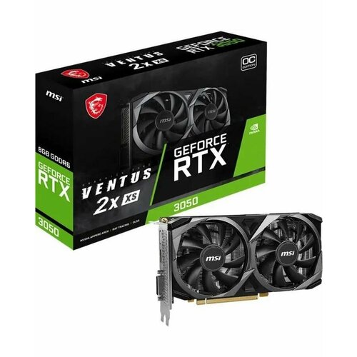 Видеокарта MSI RTX3050 8GB GDDR6 3050 VENTUS 2X XS 8G OC RTX 3050 VENT 2X XS 8G OC 3207500₽