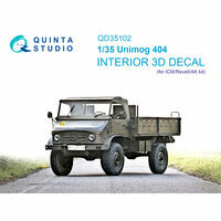 QD35102 Quinta Studio 1/35 3D Декаль интерьера кабины Unimog 404 (ICM)