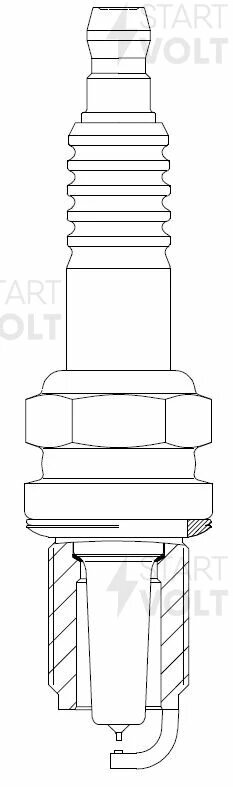 Свеча зажигания Ir+Pt STARTVOLT VSP 1015