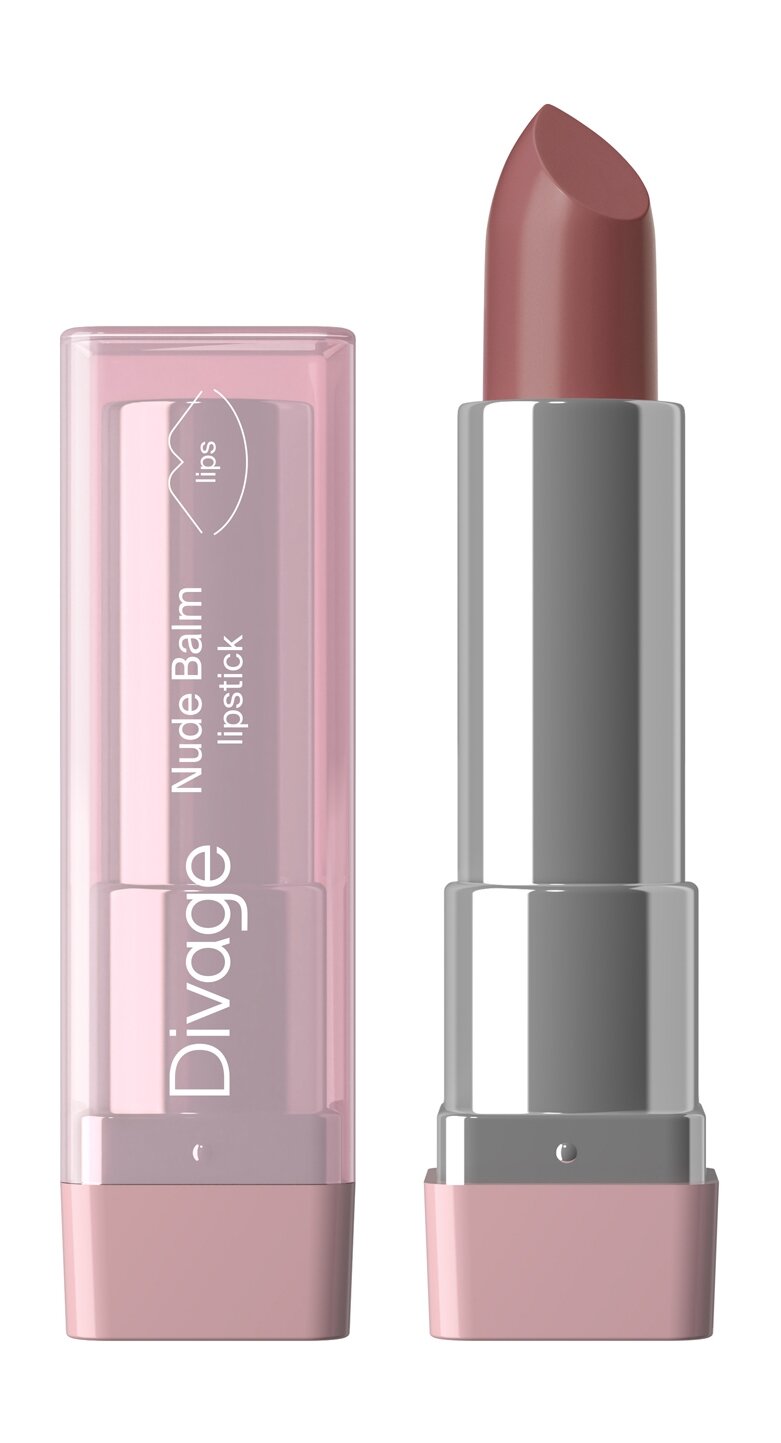 DIVAGE Помада-бальзам для губ Nude Balm Lipstick, 3,8 г, 05