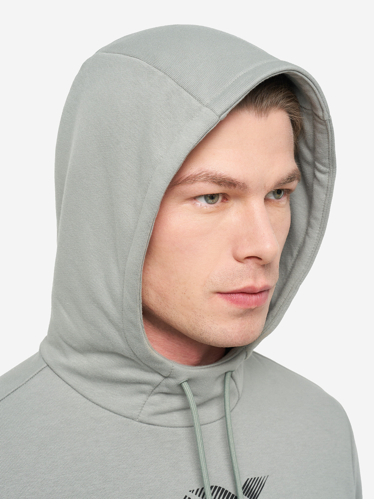 Худи спортивное ATHLEX, размер 48, , серый — фото 1