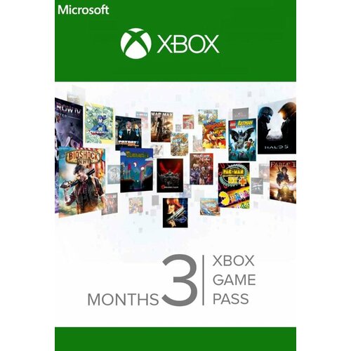 Подписка Xbox Game Pass 3 месяца Xbox Россия 349900₽