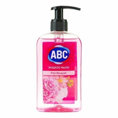 Туалетное мыло жидкое ABC Розовый букет, 400 мл розовый букет с гортензиями l в упаковке