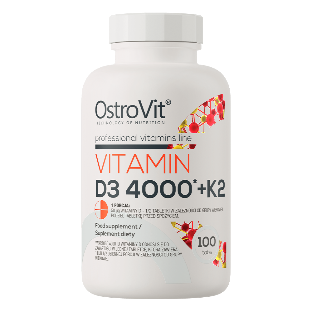 Ostrovit Vitamin D3 4000+K2 100 таб