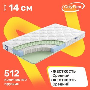 Детский матрас с независимыми пружинами CityFlex Bunny R2 60x120