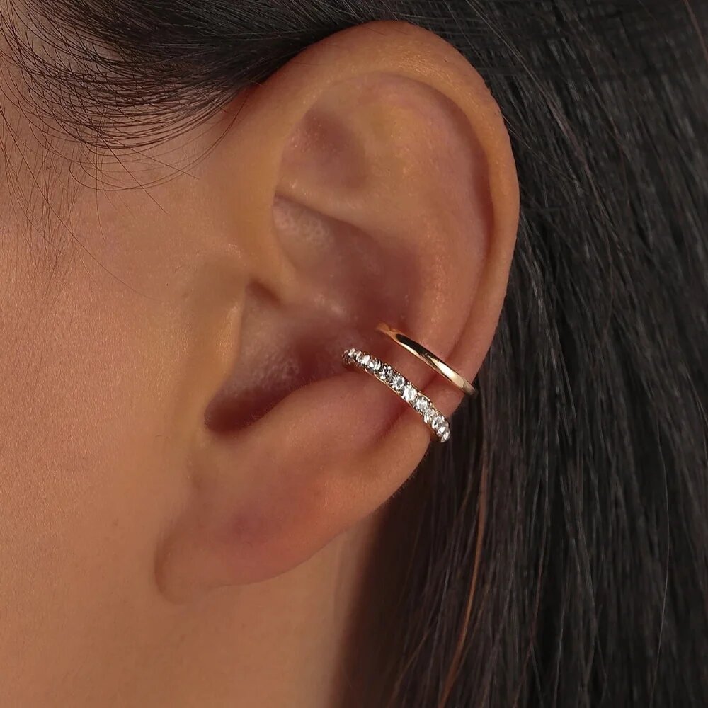 Серьги каффы Fashion jewelry 