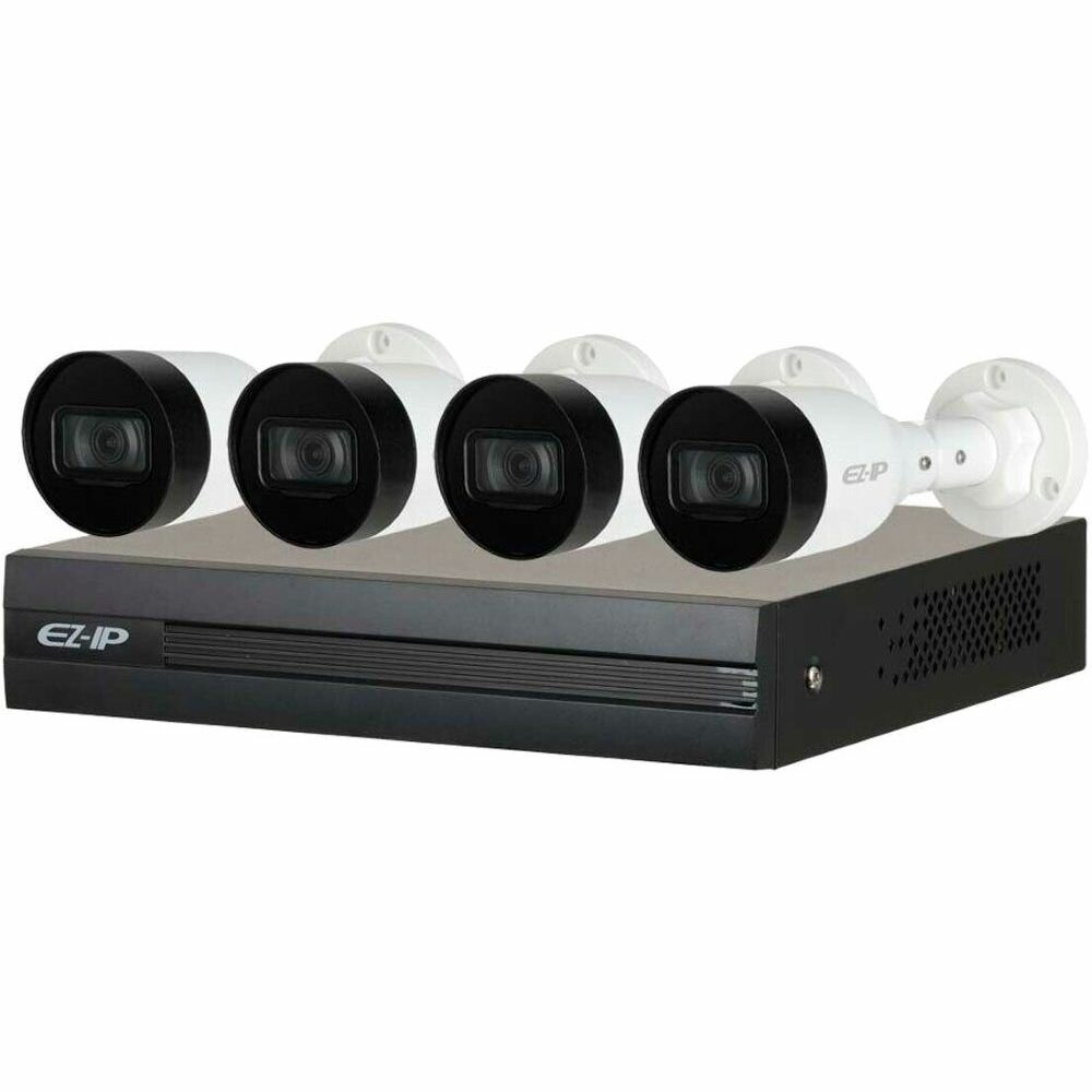 Комплект IP видеонаблюдения EZ-IP на 4 камеры