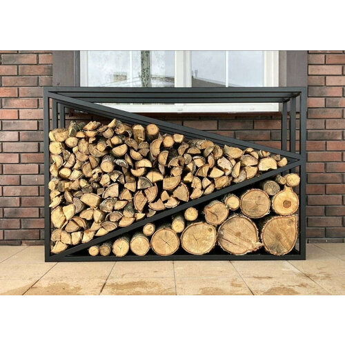 Дровница уличная увеличенная Лофт 2