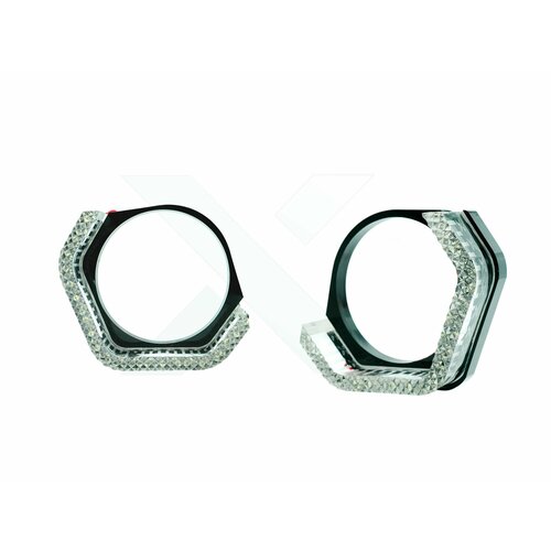 Светодиодные кольца DIXEL U ULTRA 2.5' Белые (12В) (2 шт.)