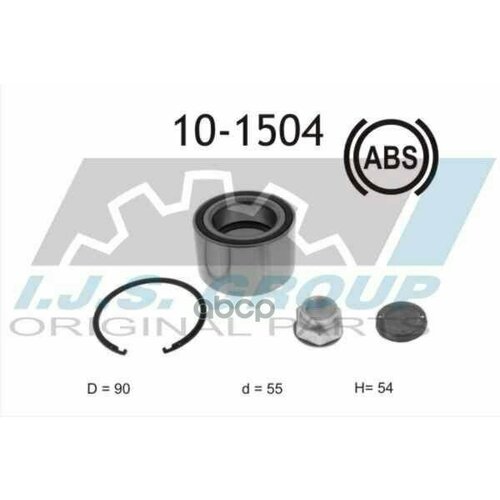 10-1504_к-Кт Подшипника Ступицы Передней Opel Movano Renault Master 10 IJS арт 101504 9340₽