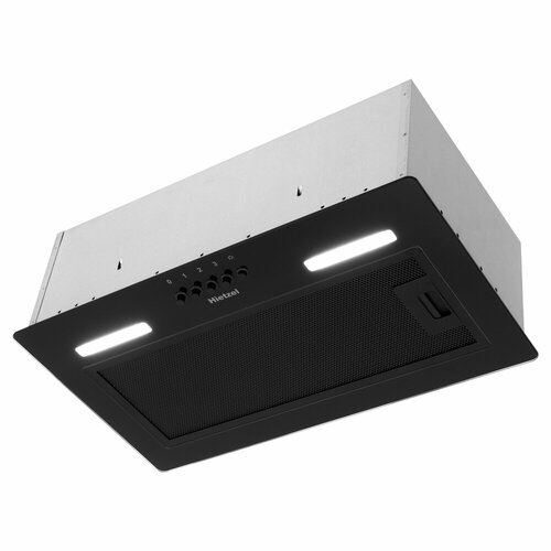 Встраиваемая вытяжка для кухни черная Hietzel CHB 5208M BL 10990₽