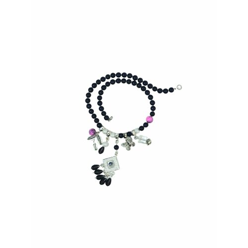 Колье Piperita, длина 52 см, фиолетовый, синий