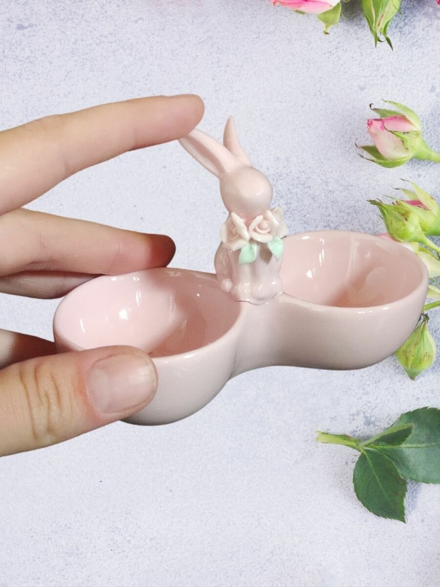 Менажница "Кролик" 3 ячейки — фото 1