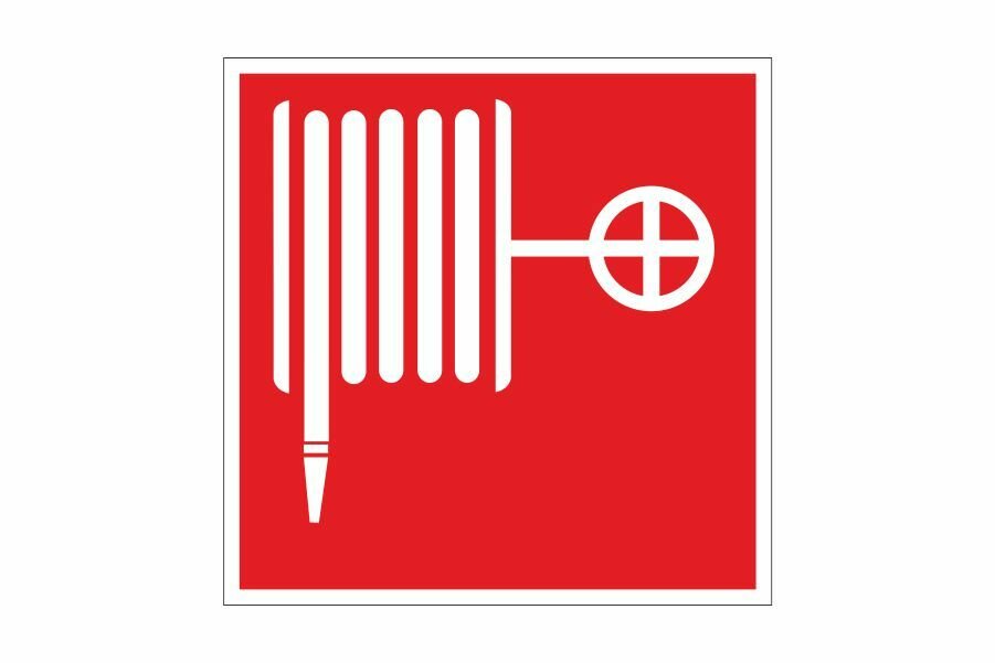 фото Наклейка знак пожарной безопасности "Пожарный кран" 100*100 мм Rexant