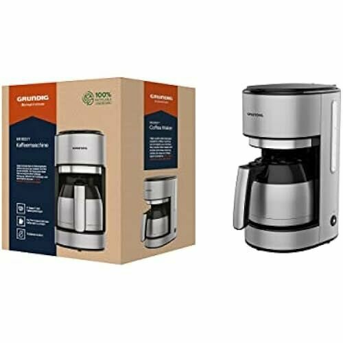 Кофемашина GRUNDIG KM5620T с термокувшином и мощностью 1000 Вт нержавеющая сталь 1821400₽