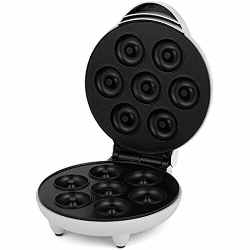 Машина для приготовления пончиков Atyhao стильный дизайн машина для приготовления пончиков из АБС-пластика нескользящее антипригарное покрытие для дома вилка ЕС 220 В 1759000₽