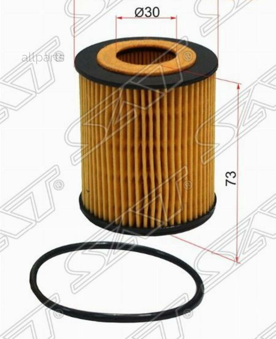 SAT ST-L321-14-302 Фильтр масляный (картридж) MAZDA CX-7 06-/3/AXELA BK 2.3 /6/ATENZA GG##/GY##