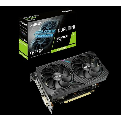 Видеокарта GeForce GTX 1660 Super 6Gb GDDR6 Asus Dual Mini OC 2500000₽
