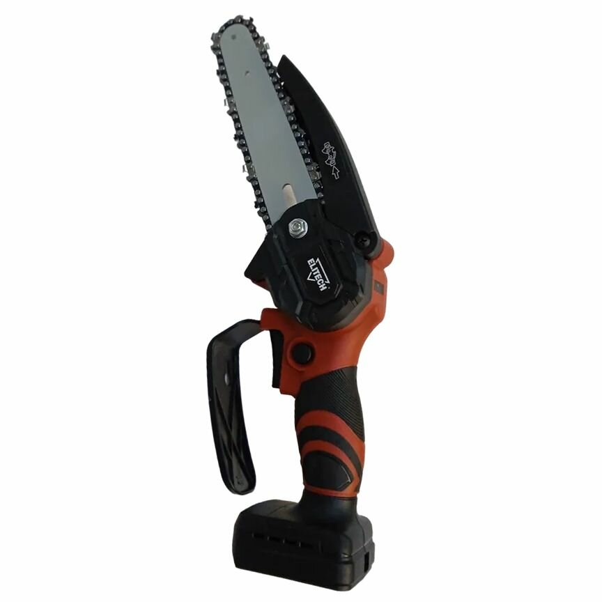 фото Пила аккумуляторная цепная Elitech ПЦА 18БЛ/С садовая