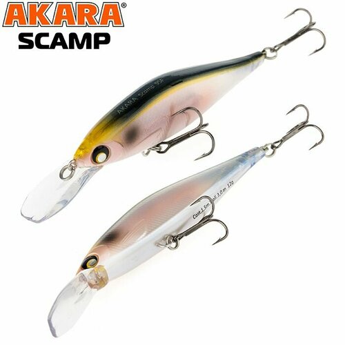 Рыболовная приманка на судака, щуку Воблер Akara Scamp 95F 95мм. 12г. №A77