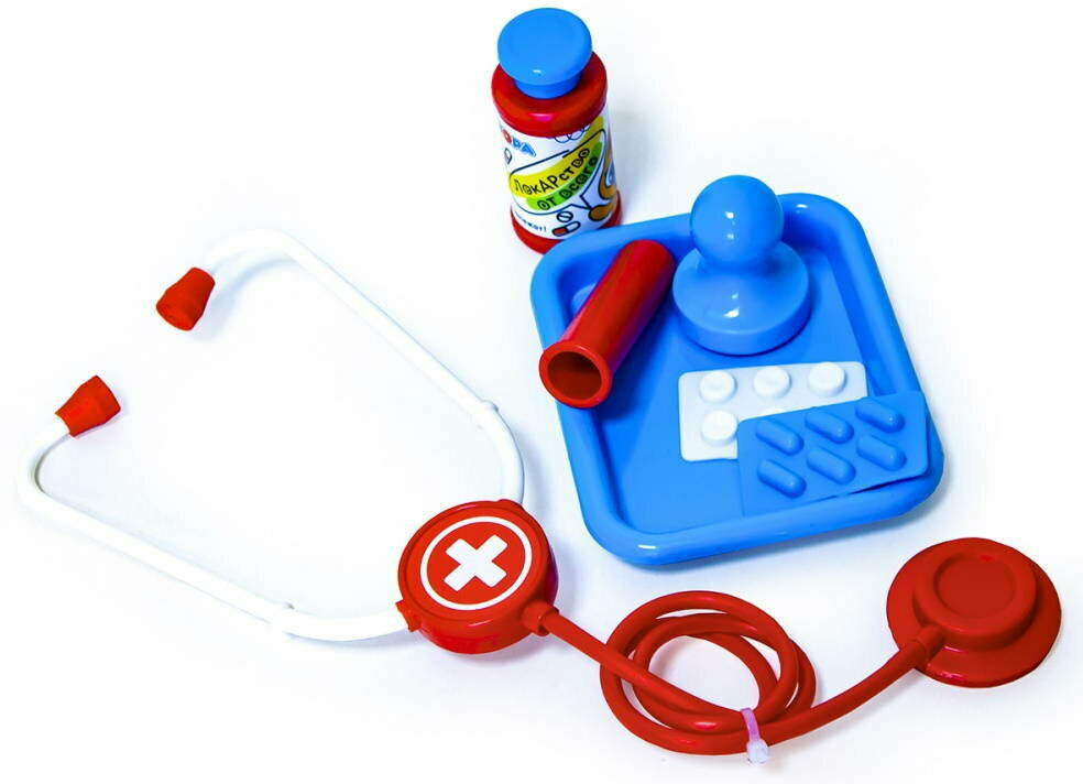 Набор "Педиатр" (фонендоскоп таблетки капсулы лекарство