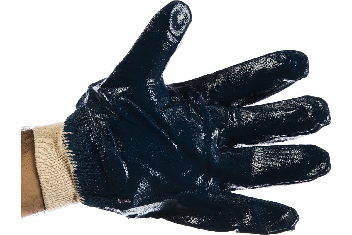 Gigant Перчатки МБС, нитриловые, полный облив, 1 пара G-086