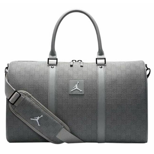 Сумка спортивная Jordan 25 л 20х27х47 см ручная кладь серебристый 30490₽