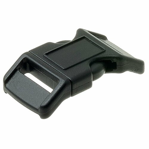 Пряжка пластиковая 20 мм застёжка фастекс / для ремня, сумки, рюкзака, стропы / черная, P153A-20