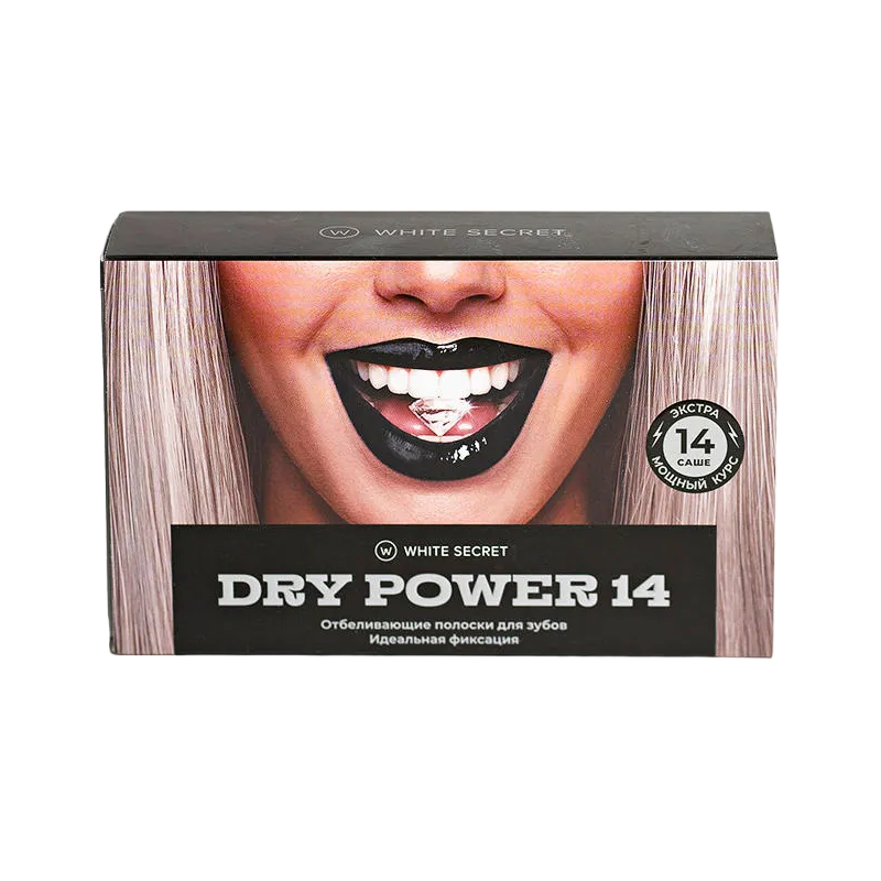 Отбеливающие полоски White Secret Dry Power 14 14 пар