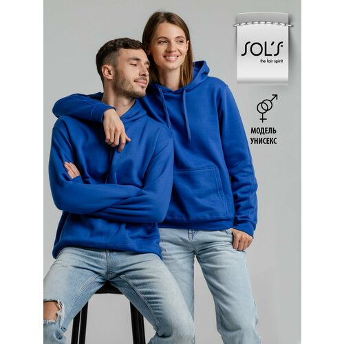 фото Толстовка sol's, размер xl, , синий