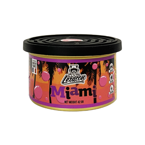 фото Leraton ароматизатор для автомобиля в банке miami (bubble gum/жвачка)