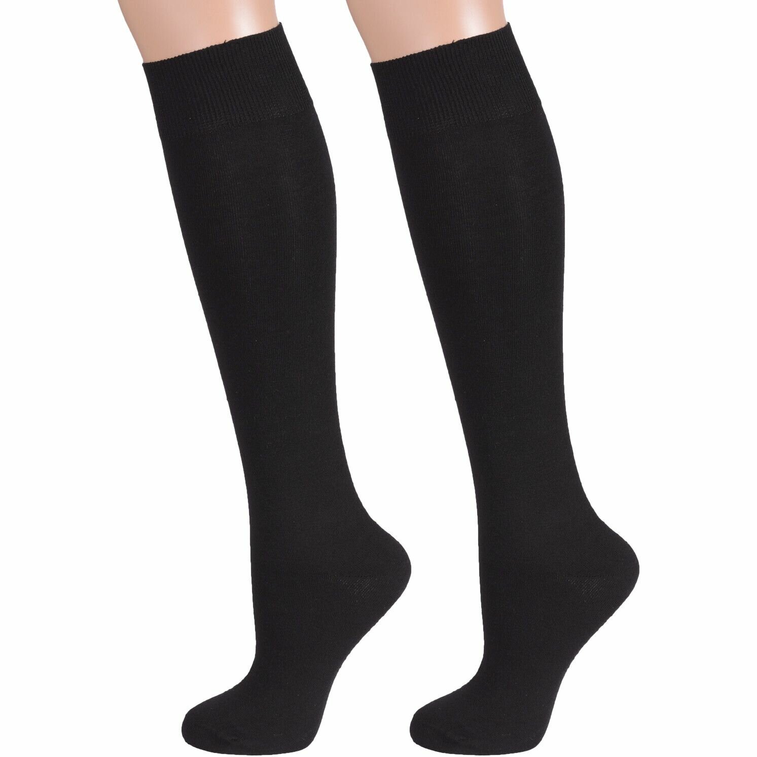 Гольфы RuSocks, комплект, 2 пары, размер 23-25, черные