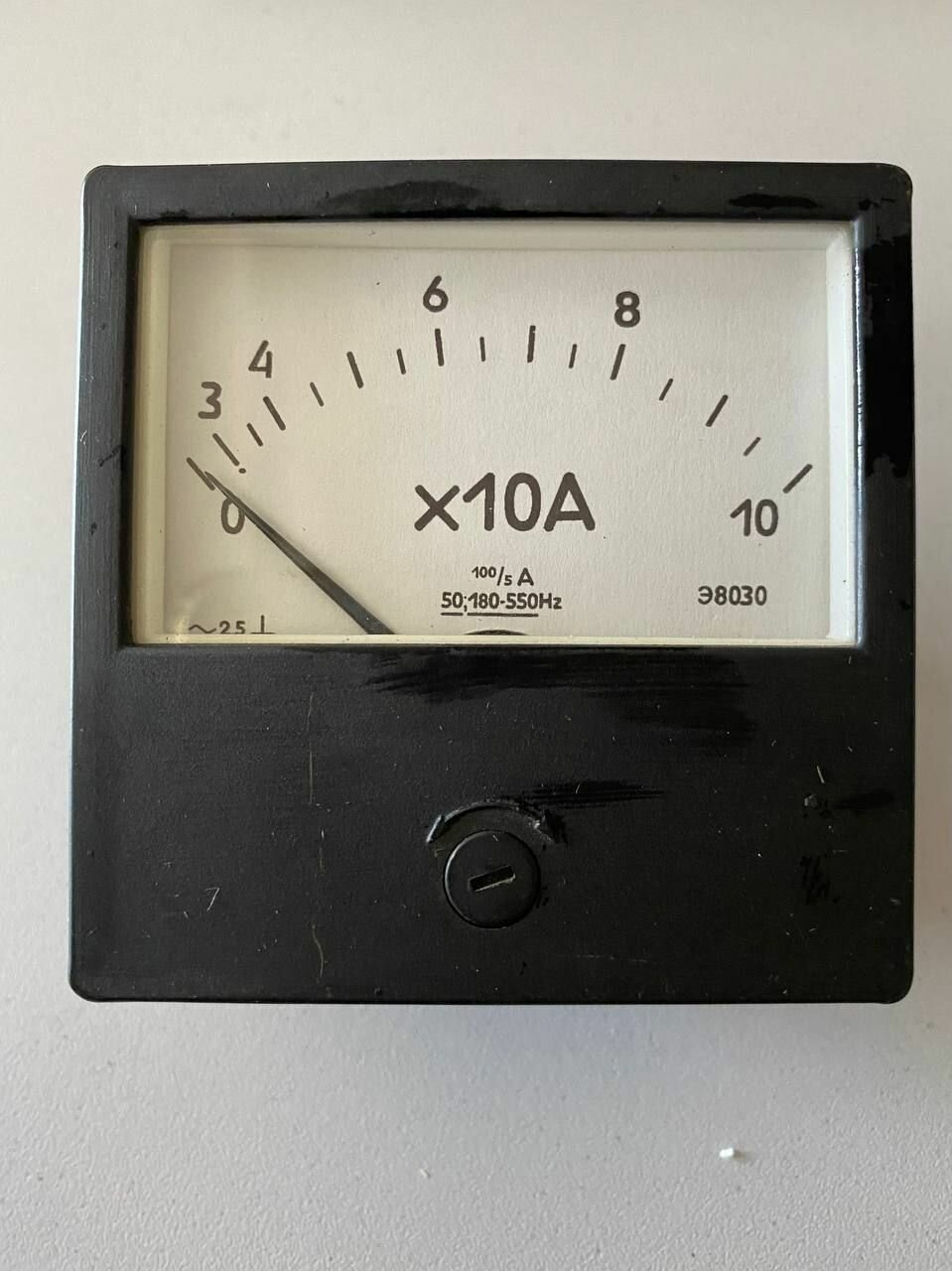 Амперметр Э8030 100/5 А; 50; 180-550 Гц; 80x70x80 мм