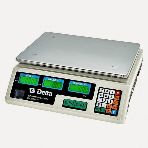 Изображение товара Торговые весы DELTA ТВН-40, серый