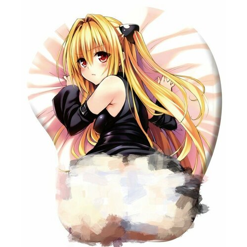 Коврик для мыши 3D в стиле Эро Аниме тянки с подушкой для поддержки запястья, коврик антистресс 21,5х25,5см