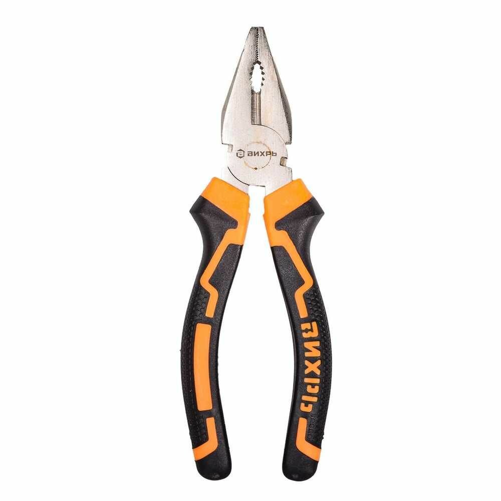 Плоскогубцы 160мм двухкомпонентные рукоятки Вихрь 73/6/3/6