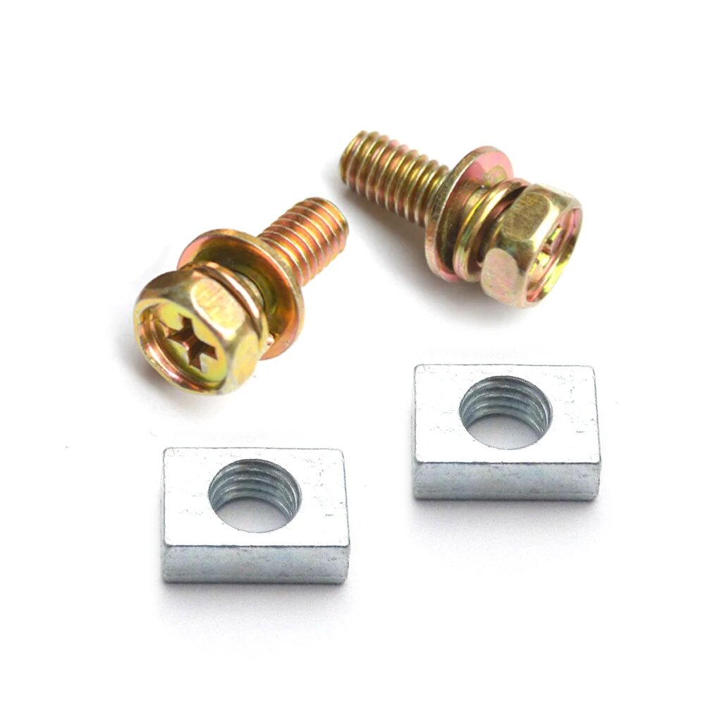 2 комплекта универсальный мотоцикл скутер ATV DIRT клеммная гайка и болт комплект винтов M5x10 мм аксессуары для интерьера 4 Ач 5 Ач
