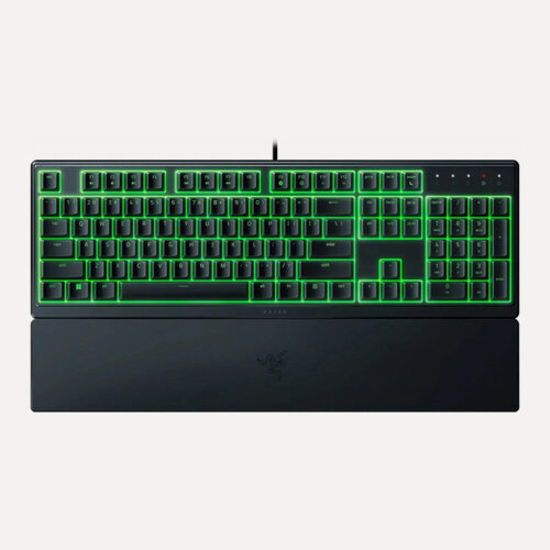 Изображение товара Клавиатура проводная Razer Ornata V3 X black (USB, мембранная, подсветка) (RZ03-04470800-R3R1)