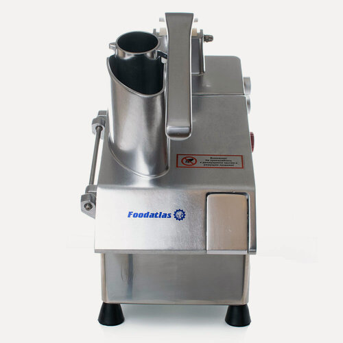 Изображение товара Овощерезка Foodatlas WED-QC205B, алюминий, серебристый, мощность 0,75 кВт